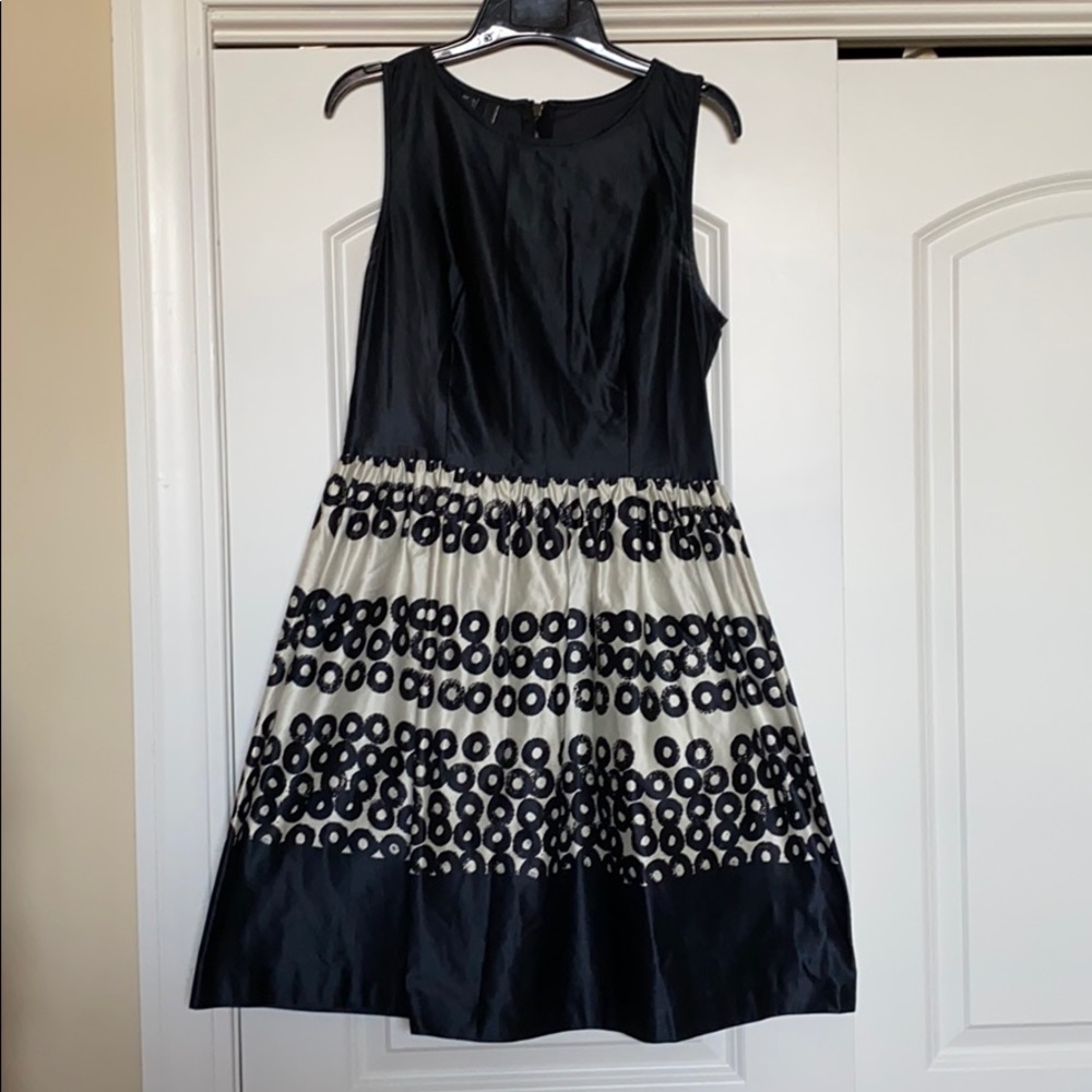 Mango MNG Suit silk-like fabric dress Sz 10